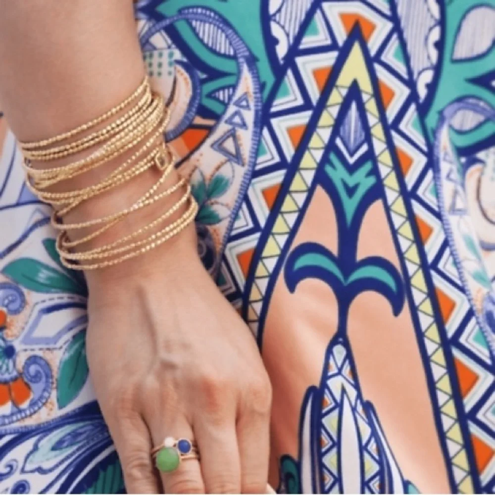 ⛱️🔥Stella & Dot Gold Bardot Spiral Coil Bracelet